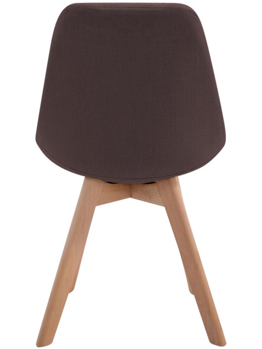 Chaise visiteur Borneo V2 Natura tissu, brun Chaise visiteur Borneo V2 Natura tissu, brun