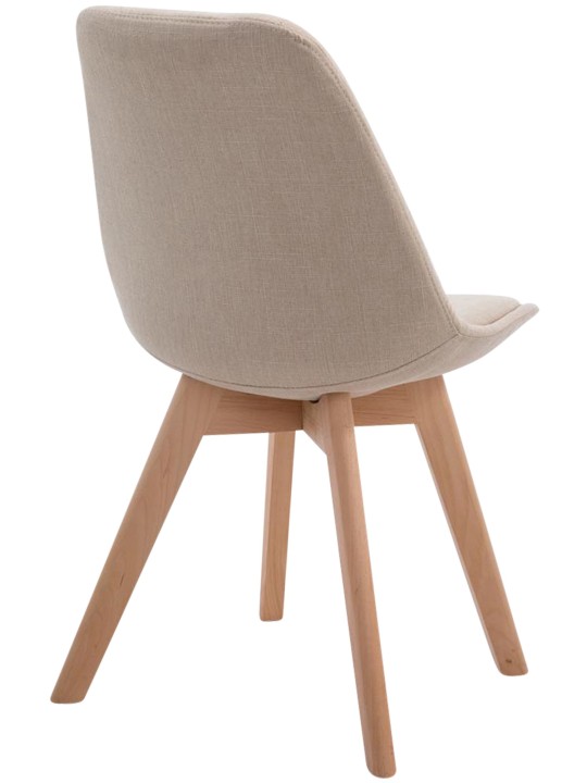 Chaise visiteur Borneo V2 Natura tissu, crème Chaise visiteur Borneo V2 Natura tissu, crème