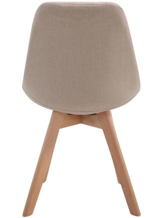 Chaise visiteur Borneo V2 Natura tissu, crème Chaise visiteur Borneo V2 Natura tissu, crème