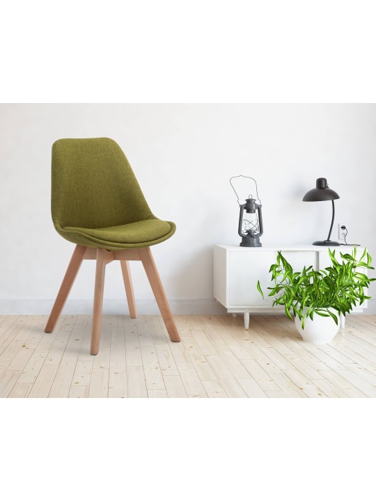 Chaise visiteur Borneo V2 Natura tissu, vert Chaise visiteur Borneo V2 Natura tissu, vert