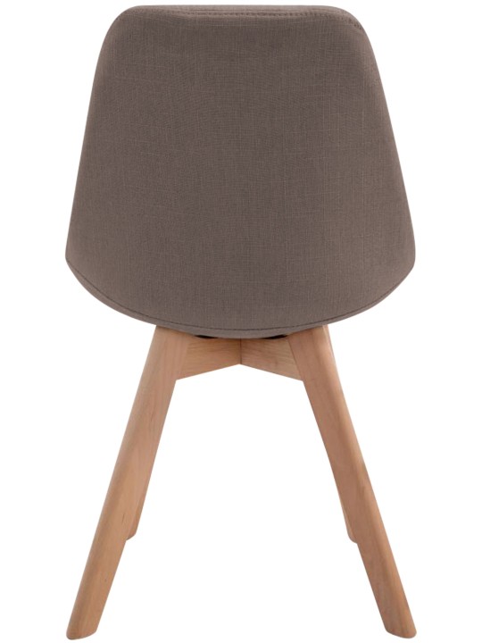 Chaise visiteur Borneo V2 Natura tissu, taupe