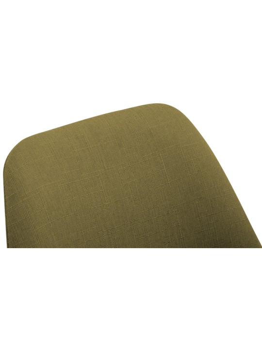 Chaise visiteur Borneo V2 tissu noyer, vert