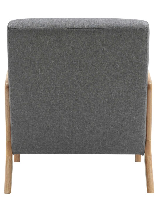 Fauteuil Hibbing tissu, gris clair