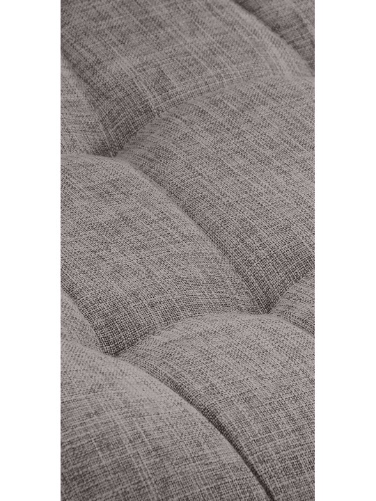 Lot de 2 chaises Elda tissu, gris clair Lot de 2 chaises Elda tissu, gris clair