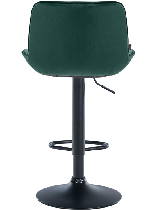Tabouret de bar Vonore velours, vert Tabouret de bar Vonore velours, vert