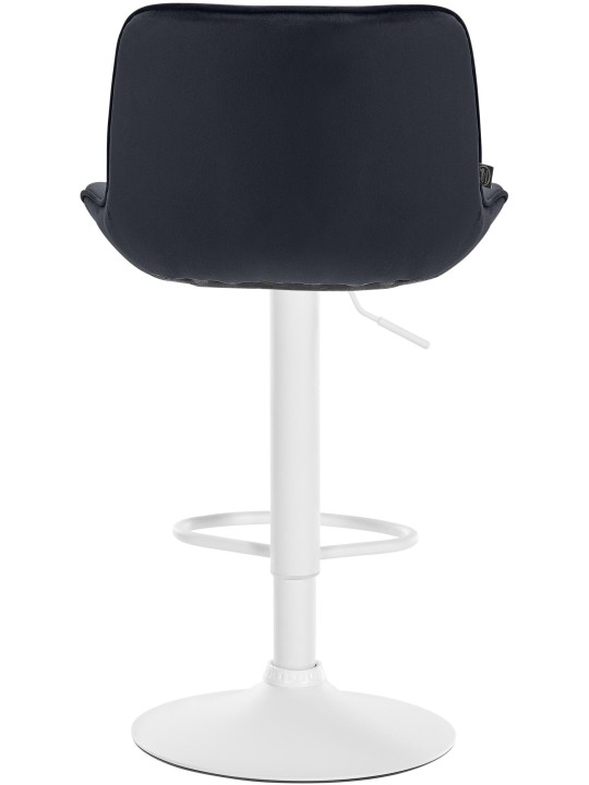 Tabouret de bar Vonore velours, noir Tabouret de bar Vonore velours, noir