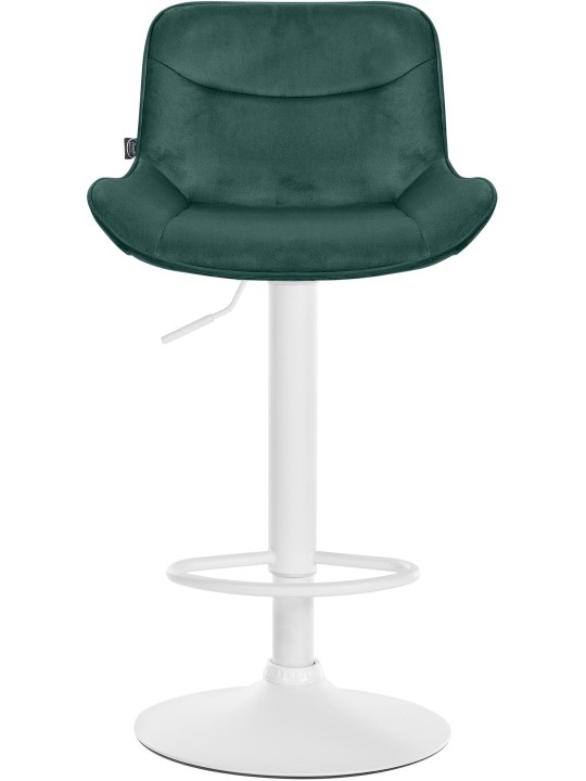 Tabouret de bar Vonore velours, vert Tabouret de bar Vonore velours, vert