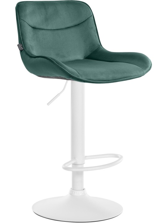 Tabouret de bar Vonore velours, vert Tabouret de bar Vonore velours, vert