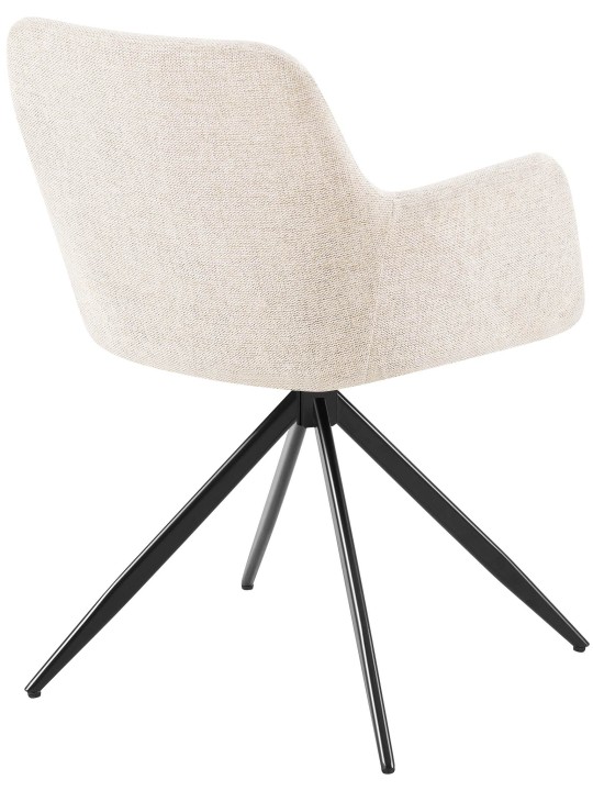 Chaise de salle à manger Olema en tissu, crème Chaise de salle à manger Olema en tissu, crème