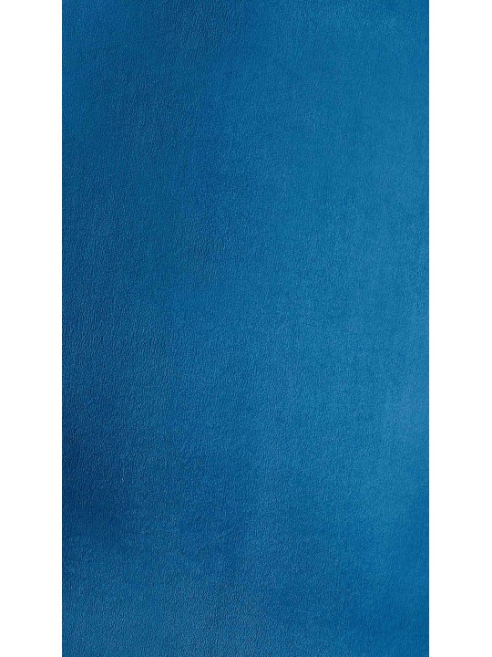 Chaise de salle à manger en velours Lewes, bleu foncé