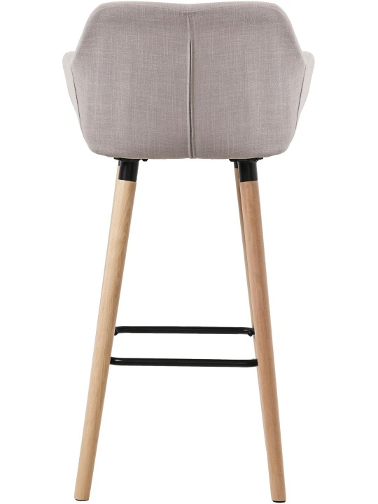 Tabouret de bar Grant tissu, taupe Tabouret de bar Grant tissu, taupe