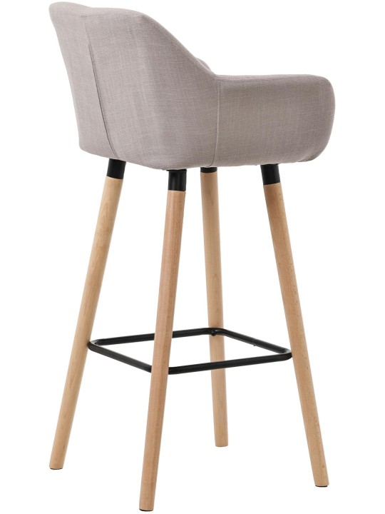 Tabouret de bar Grant tissu, taupe Tabouret de bar Grant tissu, taupe
