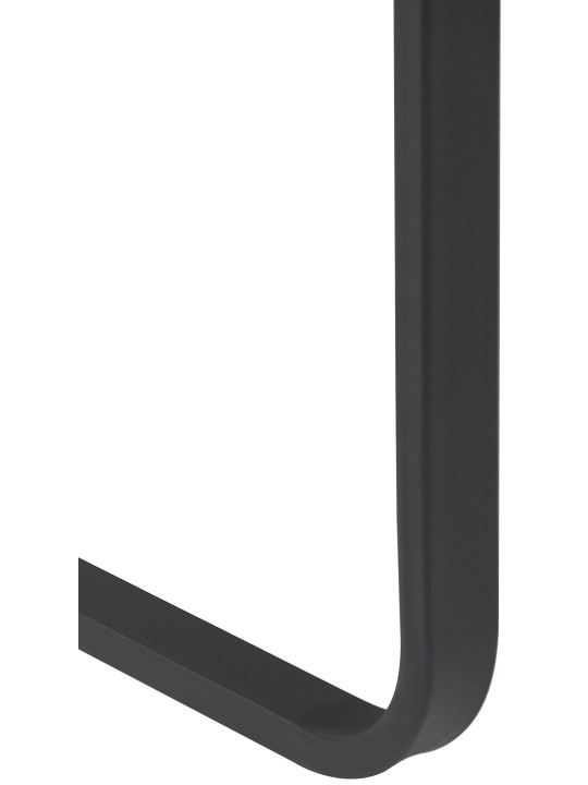 Chaise longue Manea simili cuir, noir Chaise longue Manea simili cuir, noir