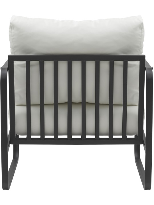 Chaise longue Manea simili cuir, blanc Chaise longue Manea simili cuir, blanc