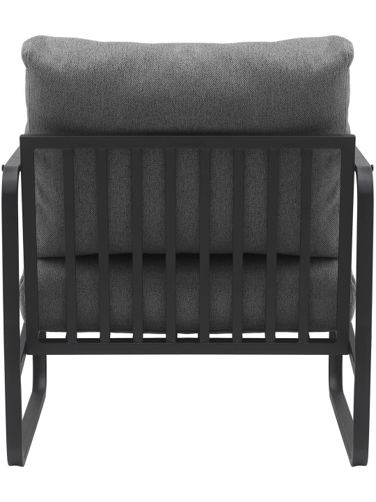 Chaise longue Manea en tissu, gris foncé Chaise longue Manea en tissu, gris foncé