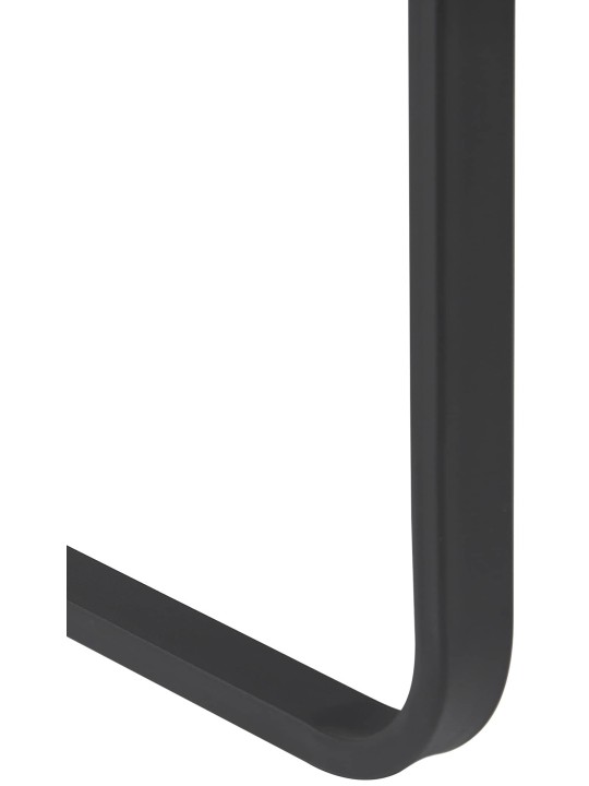 Chaise longue Manea en tissu, gris clair