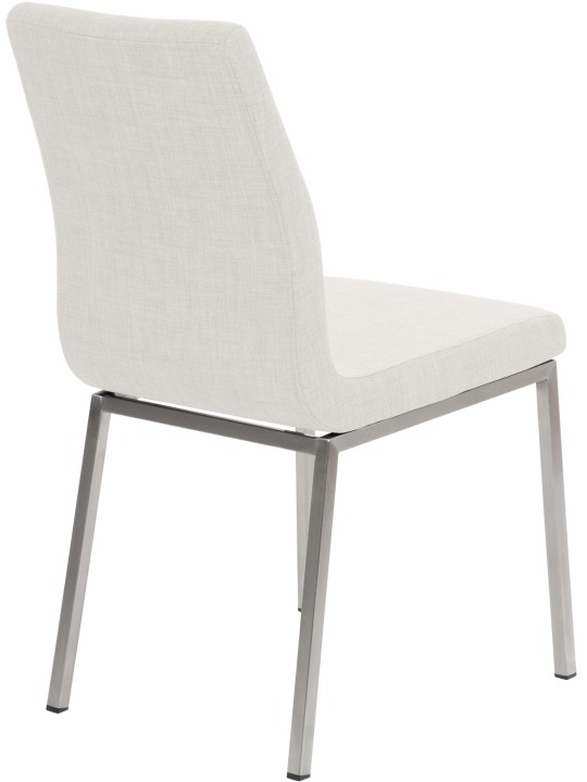 Chaise de salle à manger Colmar FABRIC, blanc