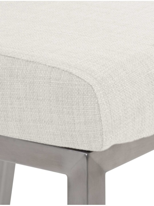 Chaise de salle à manger Colmar FABRIC, blanc