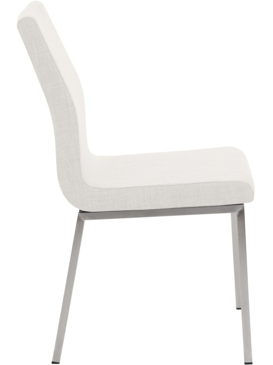 Chaise de salle à manger Colmar FABRIC, blanc