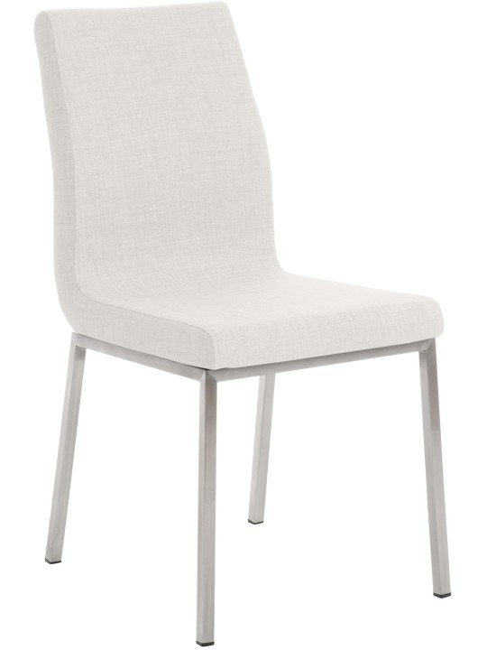 Chaise de salle à manger Colmar FABRIC, blanc