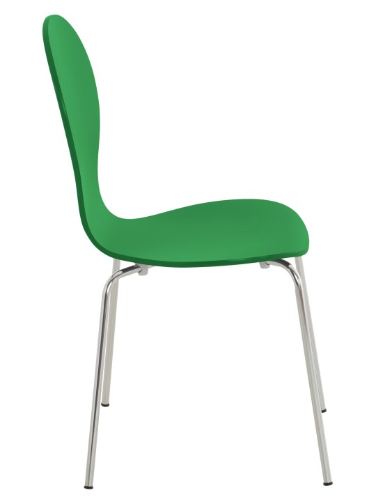 Lot de 2 chaises visiteur Diego, vert