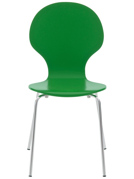 Ensemble de 4 chaises visiteurs Diego, vert Ensemble de 4 chaises visiteurs Diego, vert