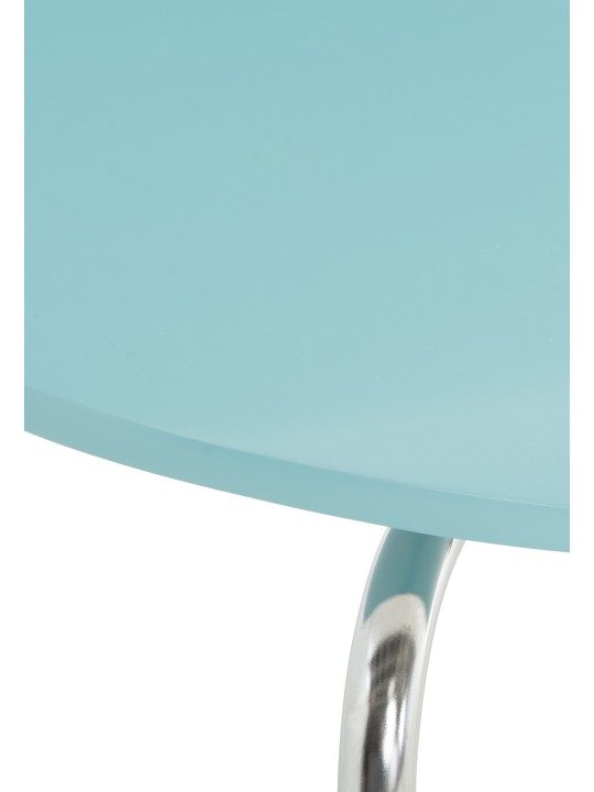 Ensemble de 4 chaises visiteurs Diego, bleu clair