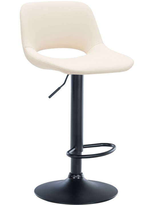 Tabouret de bar Camden simili cuir, crème Tabouret de bar Camden simili cuir, crème