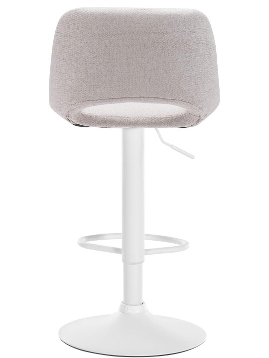 Tabouret de bar tissu Camden, crème