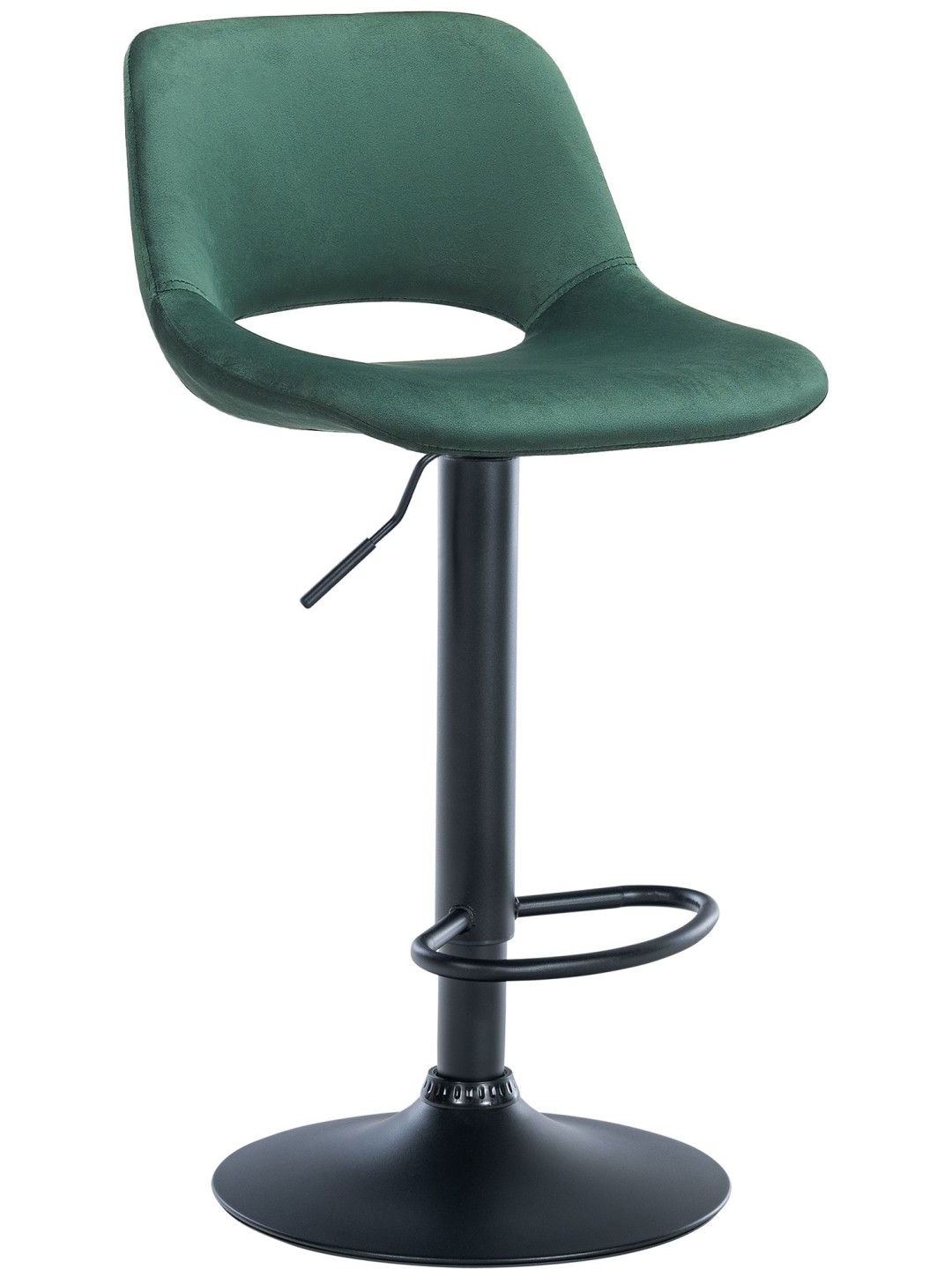 Tabouret de bar Camden velours, vert