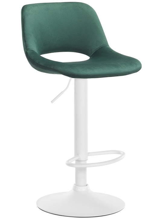 Tabouret de bar Camden velours, vert