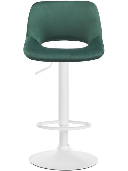 Tabouret de bar Camden velours, vert