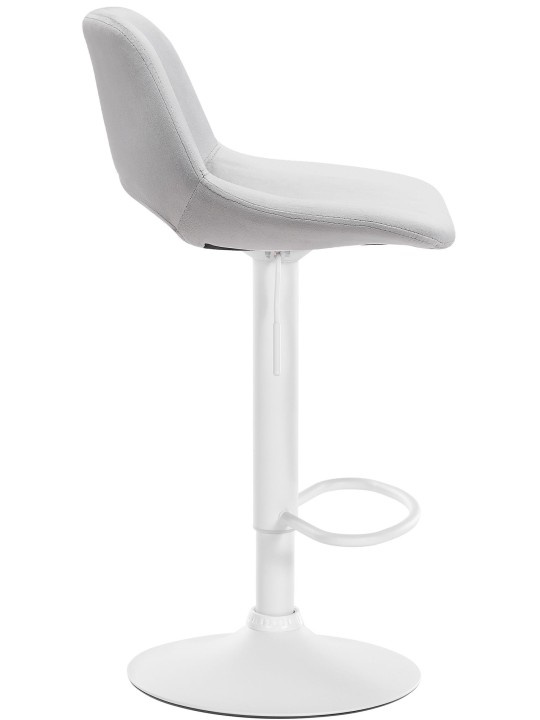 Tabouret de bar Camden velours, gris clair Tabouret de bar Camden velours, gris clair