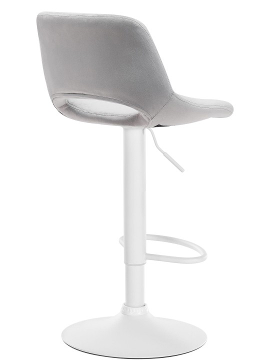 Tabouret de bar Camden velours, gris clair Tabouret de bar Camden velours, gris clair