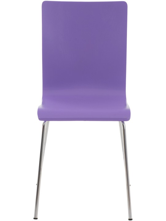 Ensemble de 4 chaises visiteurs Pepe, lilas