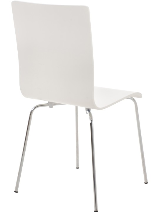 Lot de 2 chaises visiteurs Pepe, blanc