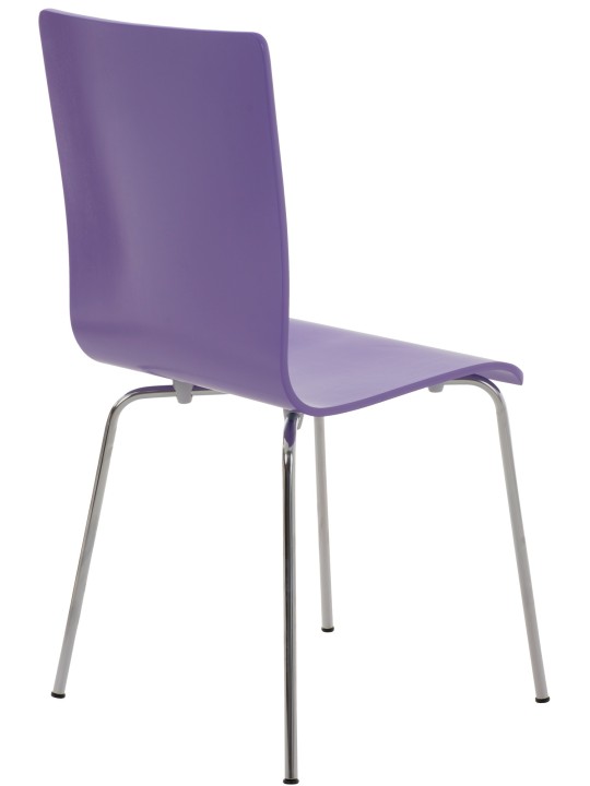 Lot de 2 chaises visiteurs Pepe, lilas