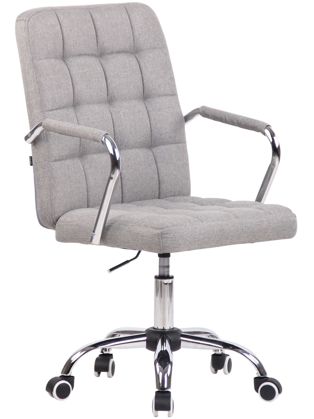 Chaise de bureau Terni en tissu, gris