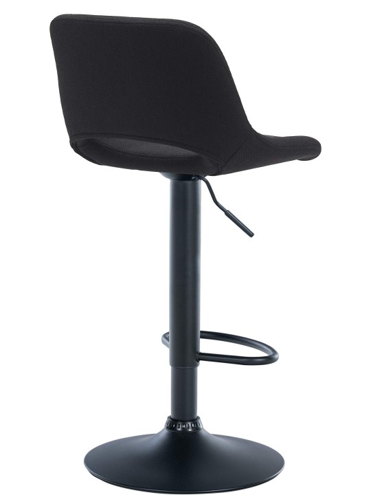 Lot de 2 tabourets de bar tissu Camden, noir Lot de 2 tabourets de bar tissu Camden, noir