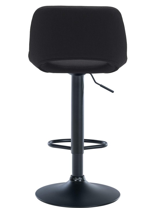 Lot de 2 tabourets de bar tissu Camden, noir Lot de 2 tabourets de bar tissu Camden, noir