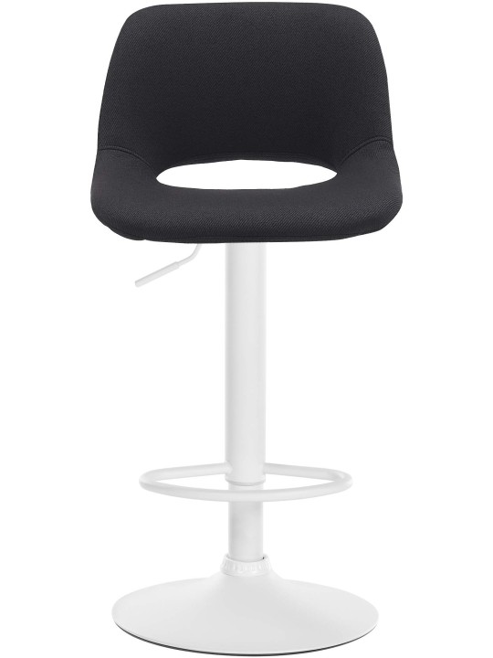 Lot de 2 tabourets de bar tissu Camden, noir