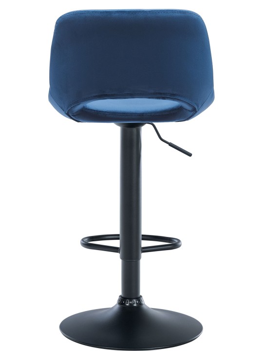 Lot de 2 tabourets de bar Camden velours, bleu Lot de 2 tabourets de bar Camden velours, bleu