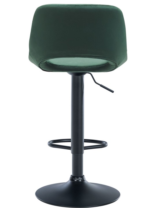 Lot de 2 tabourets de bar Camden velours, vert Lot de 2 tabourets de bar Camden velours, vert