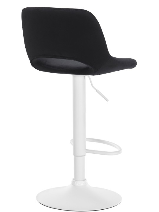 Lot de 2 tabourets de bar Camden velours, noir Lot de 2 tabourets de bar Camden velours, noir