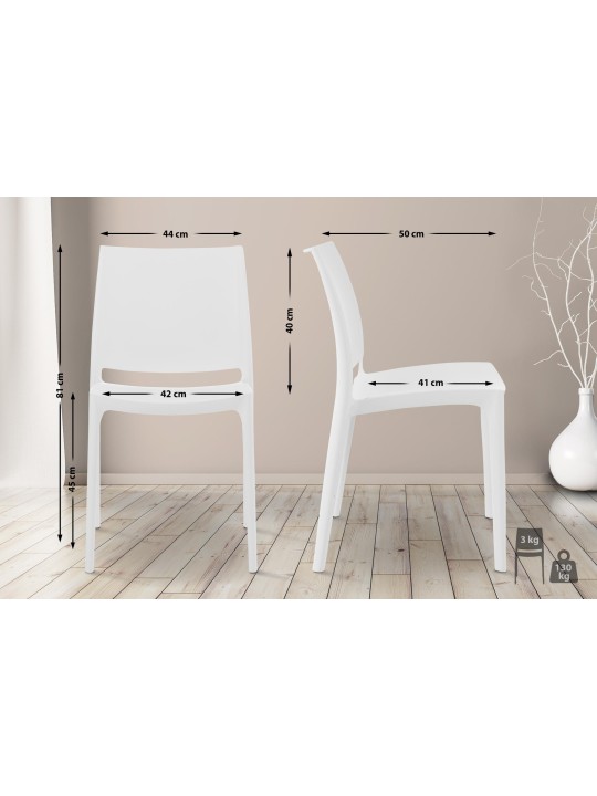 Chaise MAYA, blanc Chaise MAYA, blanc