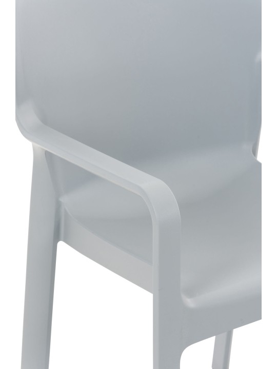 Lot de 4 chaises Diva, gris clair Lot de 4 chaises Diva, gris clair