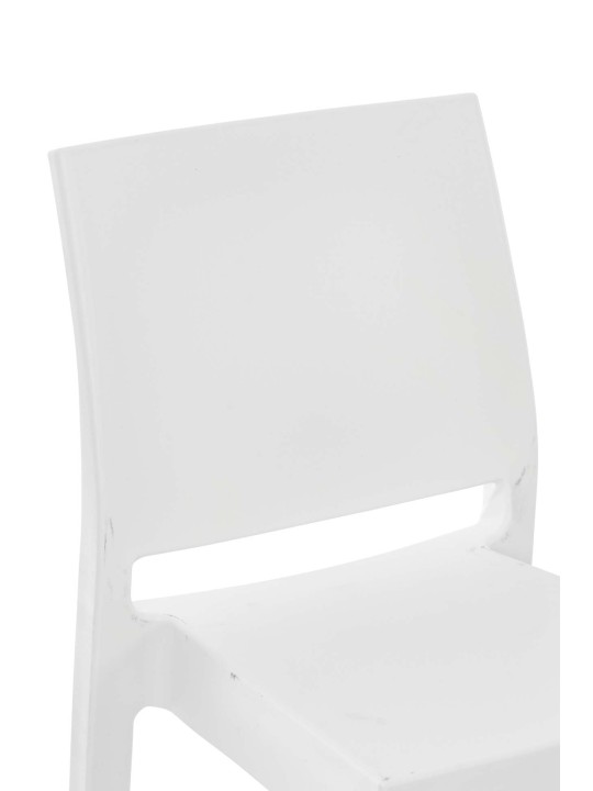 Lot de 4 tabourets de bar Maya, blanc