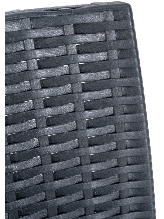 Ensemble de 4 tabourets de bar Jamaica, gris foncé Ensemble de 4 tabourets de bar Jamaica, gris foncé