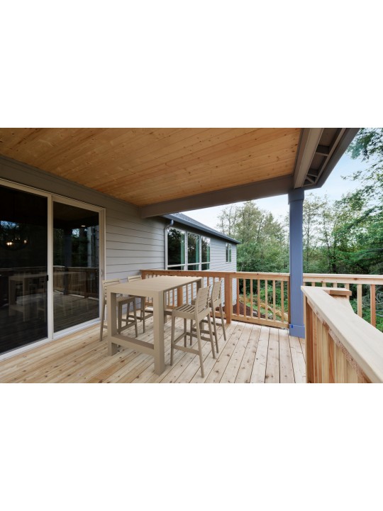 Ensemble de 4 tabourets de bar Ares, taupe