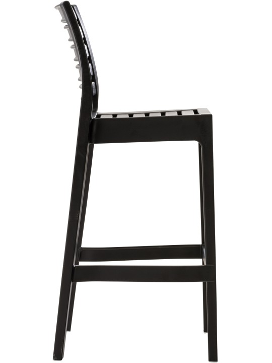 Ensemble de 4 tabourets de bar Ares, noir